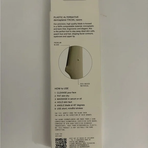 Facial Dermaplaners - Black, White, Tan - Picture 2 of 2